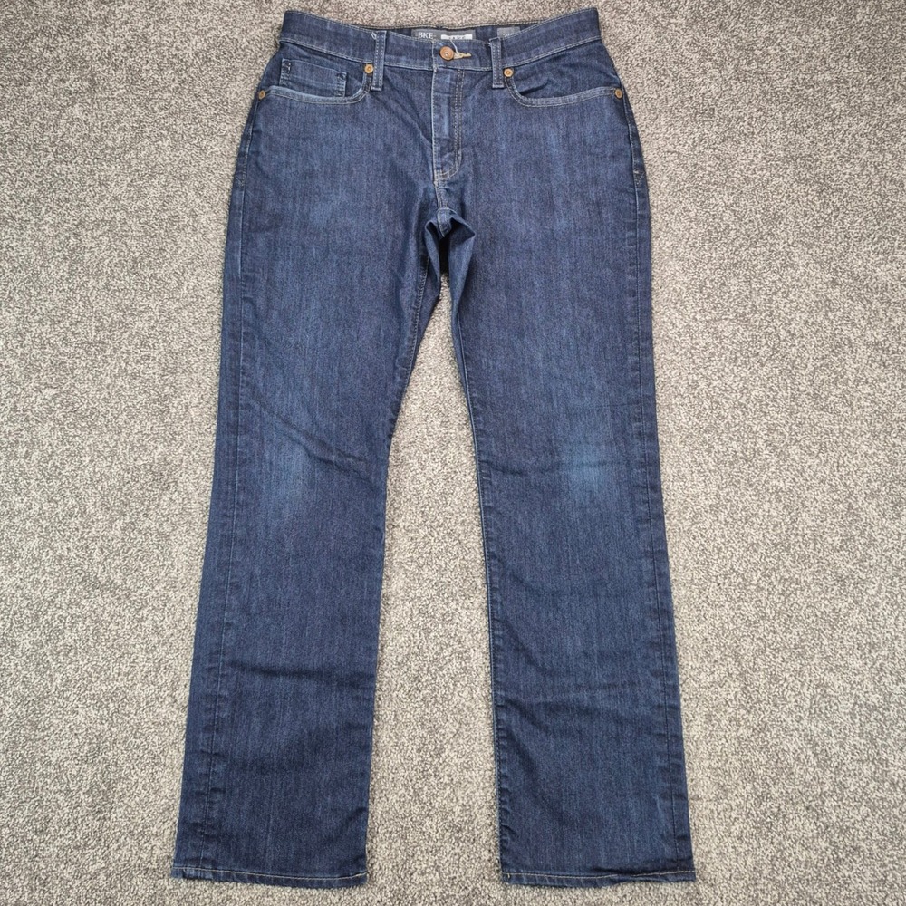 BKE Jake Jeans Mens 31S Straight Leg Dark Wash‎ Denim